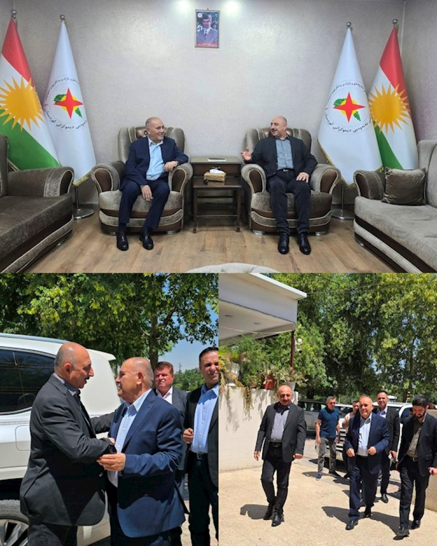 سكرتێری گشتیی YNDK پێشوازى لە بەڕێز سەعدى ئەحمەد پیرە دەكات
