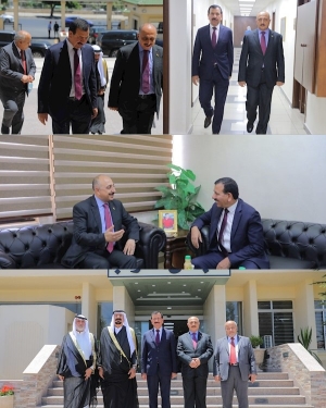 سەرۆکى ئەنجوومەنى نوێنەرانى ئوردەن پێشوازى لە سكرتێری گشتیی YNDK دەكات