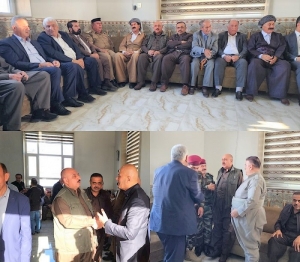 *سکرتێرى گشتیى YNDK بەشدارى پرسەى خوالێخۆشبوو عەونى نیعمەت باوکى بەڕێز عەلى عەونى دەکات*
