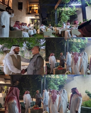 سكرتێری گشتیی YNDK سەردانى بنەماڵەى خوالێخۆشبوو شێخ حمێدى دەهام هادی ئەلجەربا دەکات