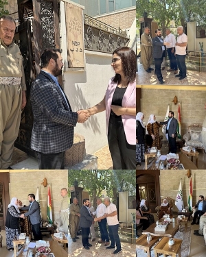 شاندێكی مه&zwnj;كته&zwnj;بی سیاسیی YNDKله&zwnj;گه&zwnj;ڵ پارتى دیموکراتى گەلانHDP و خانه&zwnj;واده&zwnj;ی گیراوانی سیاسی كۆده&zwnj;بێته&zwnj;وه&zwnj;