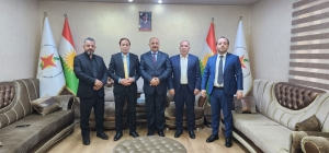 سكرتێری گشتیی YNDK پێشوازى لە شاندێکى یەکێتى رۆشنبیران و هونەرمەندانى سەربەخۆى ئاشتیخواز دەكات
