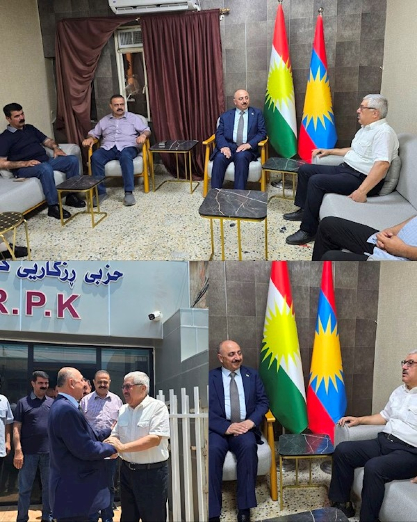 سكرتێری گشتیی YNDK سەردانی حزبى رزگاریى كوردستان دەكات