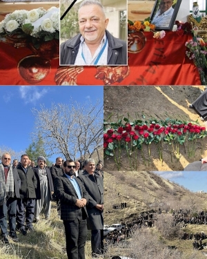مه&zwnj;كته&zwnj;بی سیاسیی YNDKبه&zwnj;شداری رێوڕەسمى بەخاکسپاردنى خوالێخۆشبوو (فریاد هیرانی) ده&zwnj;كات