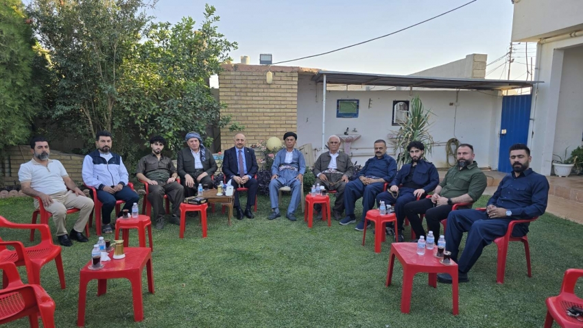 سكرتێری گشتیی YNDK سەردانی بەڕێز هاشم کەریم بەگ بیرەباتی دەکات