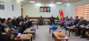 شاندێکى باڵاى YNDK ساڵیادی دامەزراندنی هەردوو حزبى شیوعى عێراق و کوردستان پیرۆز دەكات