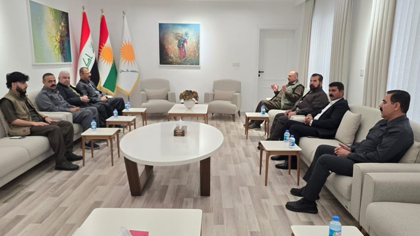 سكرتێری گشتیی YNDK سەردانى بەرەی گەل دەكات