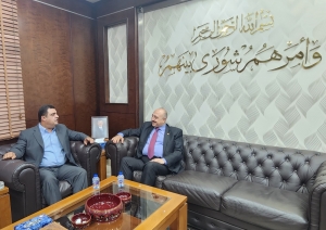 وزير الشؤون السياسية والبرلمانية الأردنية يستقبل السكرتير العام لـ YNDK