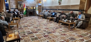 سكرتێری گشتیی YNDK سەردانی بەڕێز شێخ حەبیب هەنارەیى دەکات