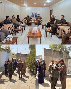 *سکرتێرى گشتیى YNDK سەردانى سازمانى خەبات-ى کوردستانى ئێران دەكات*