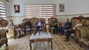 سكرتێری گشتیی YNDK سەردانى پرۆفیسۆر د. کەمال سەعدى دەکات