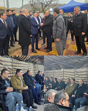 سکرتێرى گشتیى YNDK بەشدارى پرسەى خوالێخۆشبوو خاتوو (زەكیە ئەمین عەبدولڕەحمان)ـی دایکى بەڕێز دکتۆر نورى عوسمان شنگالى دەکات