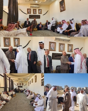 سكرتێری گشتیی YNDK جەژنە پیرۆزە لە بەڕێز شێخ حاتەم گحێس شەمەرى دەکات