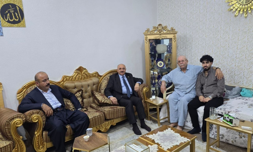سكرتێری گشتیی YNDK سەردانى بەڕێز حاجی عەباس سنجاوی دەکات