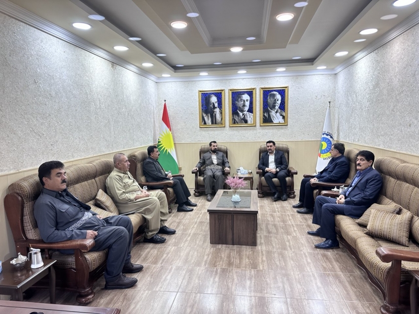 شاندێکی مه‌كته‌بی سیاسيی YNDK سه‌ردانی حيزبی دێموکراتی کوردستانى ئێران ده‌كات