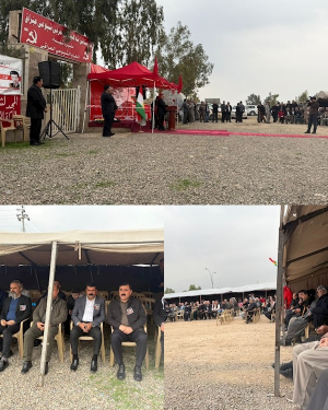 شاندێكى مه&zwnj;كته&zwnj;بی سیاسيی YNDK له&zwnj; گرده&zwnj;ڕه&zwnj;شه&zwnj; به&zwnj;شداری رۆژی شه&zwnj;هیدان ده&zwnj;كات
