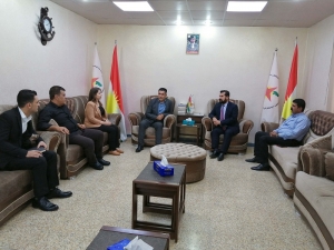 پارتی یه&zwnj;كێتی دیموكراتPYD سه&zwnj;ردانیYNDK ده&zwnj;كات