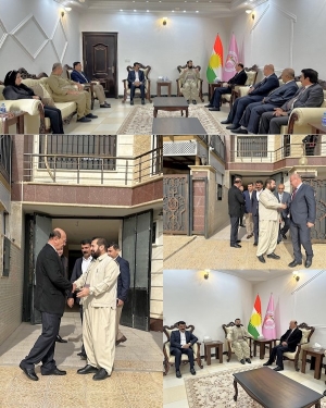 شاندێكی مه&zwnj;كته&zwnj;بی سیاسییYNDK سه&zwnj;ردانی پارتی پارێزگارانی كوردستان ده&zwnj;كات
