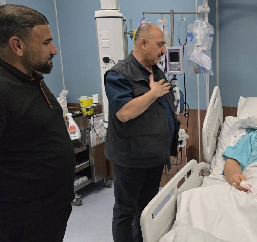 سكرتێری گشتیی YNDK سەردانى بەڕێز شێخ ئیبراهیم شهاب دەلفۆ تائى دەکات