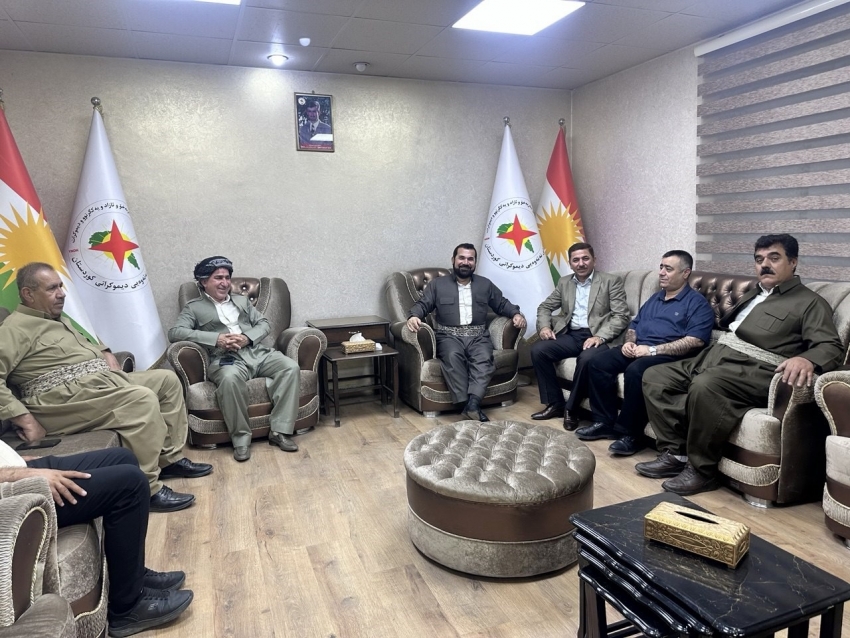 مه‌كته‌بى سياسيى YNDK پێشوازى له‌ هه‌ڤاڵ فه‌خره‌دين زياره‌تى ده‌كات