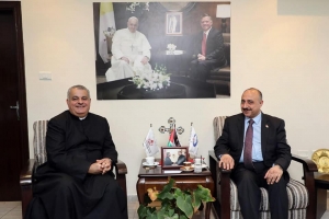 سكرتێری گشتیی YNDK سەردانى ناوەندى کاسۆلیکى بۆ لێکۆڵینەوەو راگەیاندن دەكات